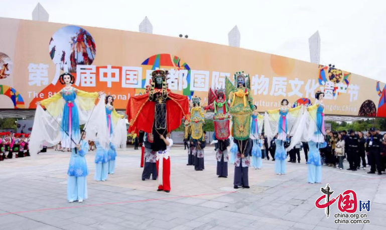 四川南充文旅：川北大木偶驚艷亮相第八屆中國成都國際非物質文化遺産節