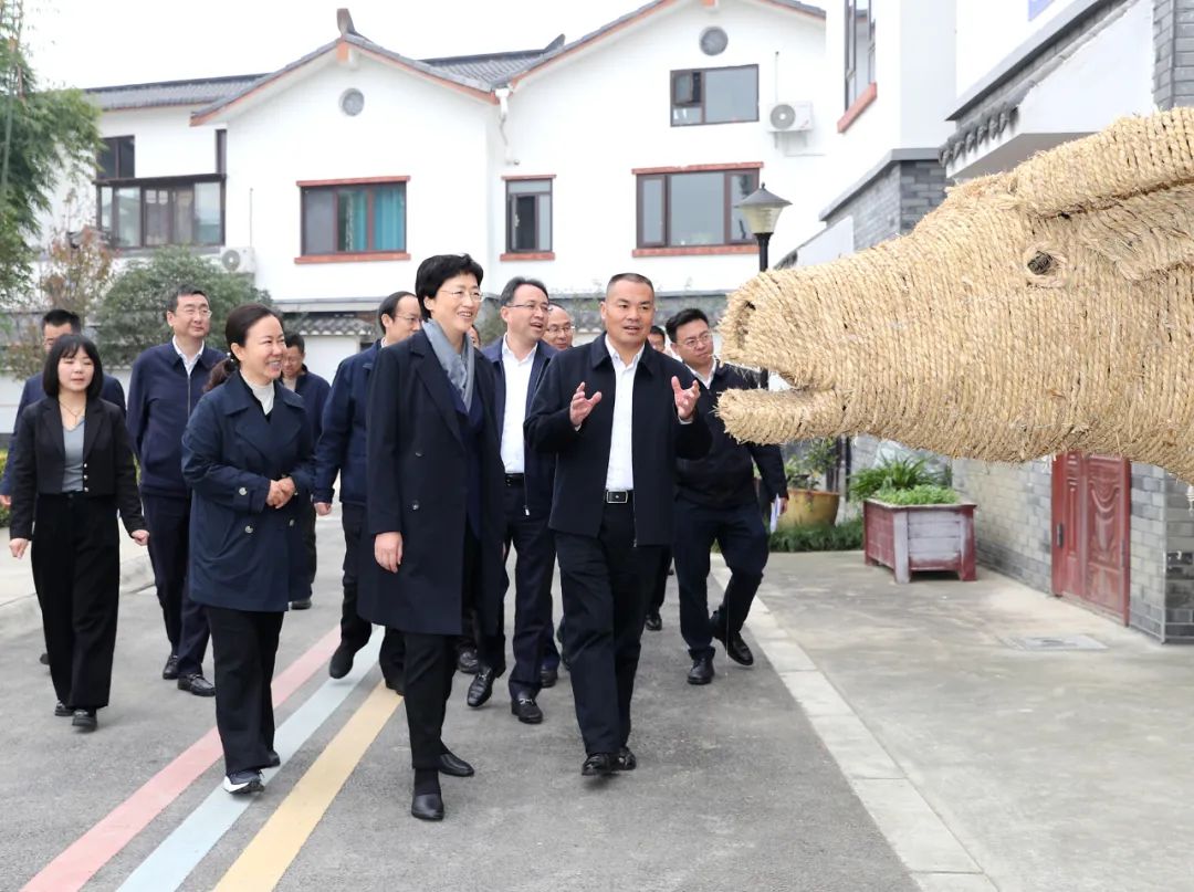 施小琳前往大邑县宣讲省委十二届四次全会精神，并调研城乡融合发展、区域联动工作