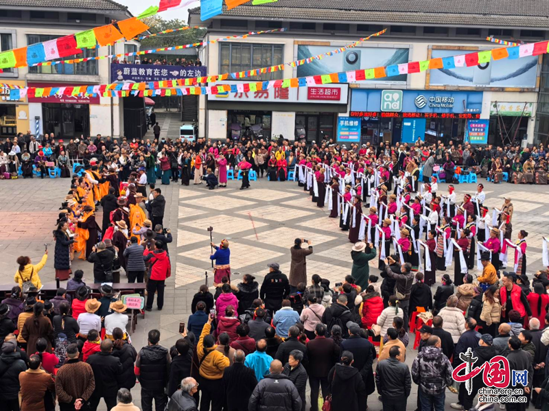 綿竹市漢旺鎮(zhèn)舉辦首屆非物質(zhì)文化鍋莊盛會活動