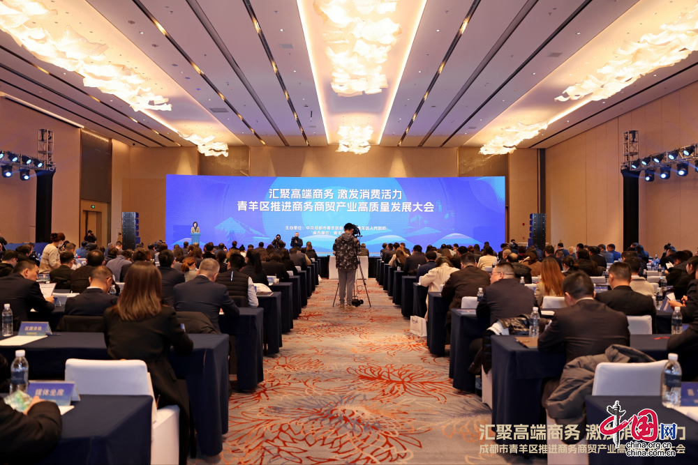 Chengdu Qingyang District Promoting the High -quality Development Conference of the Commercial and Commercial Industry High -quality Development Conference