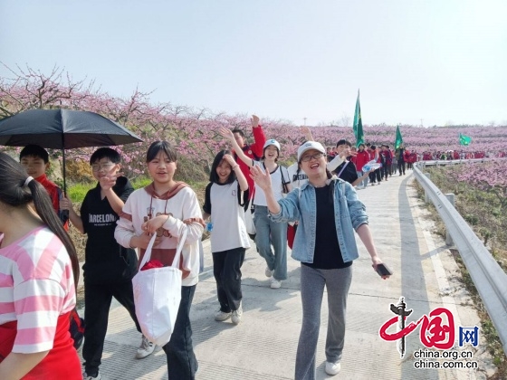 绵阳市安州区塔水镇初级中学开展春日徒步活动