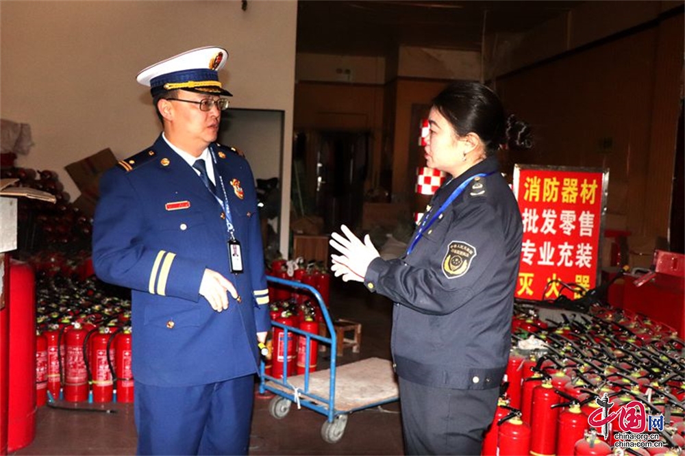广元支队联合广元市市场监督管理局开展消防产品联合检查