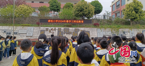 绵阳市盐亭县嫘祖镇中心小学开展常规教育活动