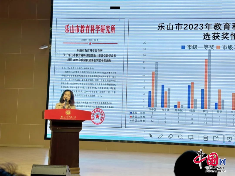 乐山市沙湾区召开2024年教育科研工作研讨会