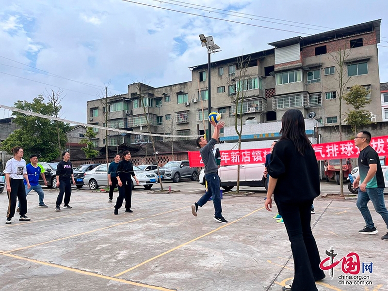 自贡市大安区新店镇举办第二届村（社区）气排球选拔赛 助力乡村文化振兴