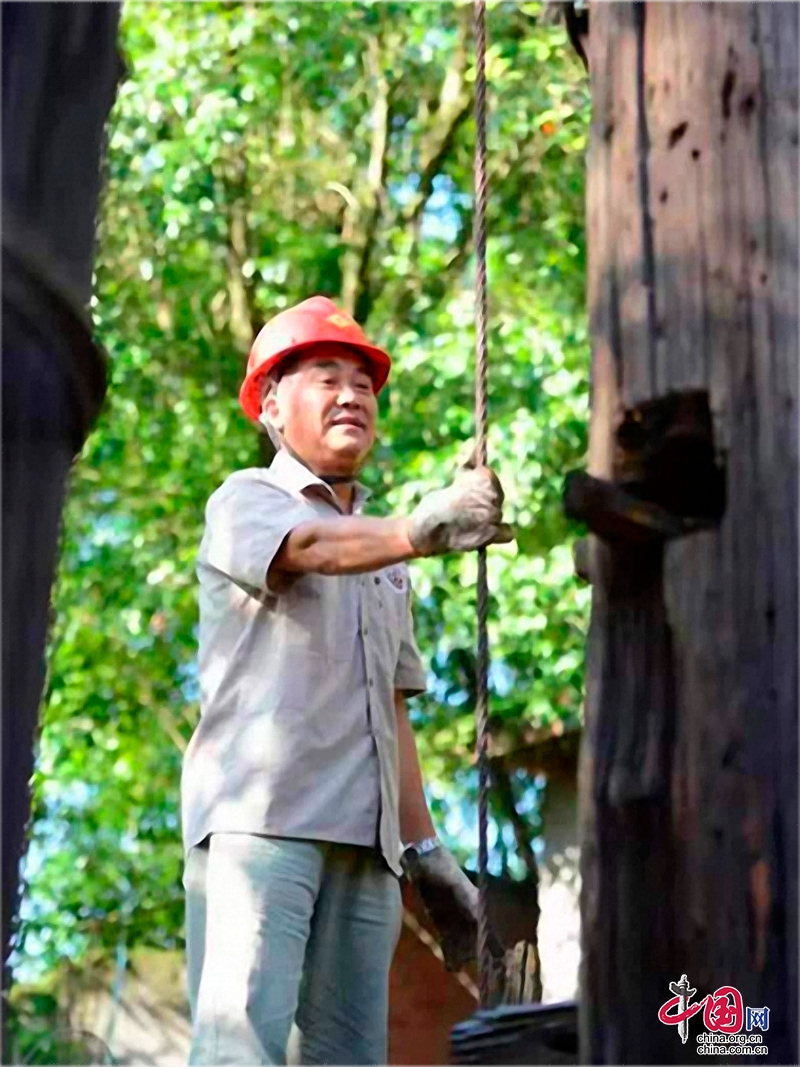 自貢井鹽深鑽汲制技藝傳承人劉漢朝：五十年如一日 匠心傳承非遺文化