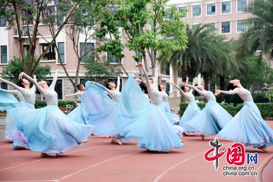 藍(lán)花楹下，新川16位女孩“舞”出生命拔節(jié)成長(zhǎng)的聲音！