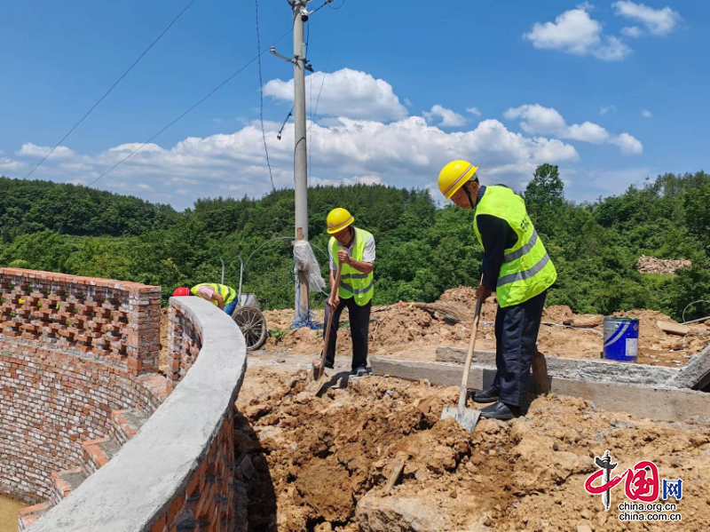 旺苍县：以工代赈绘就乡村振兴路