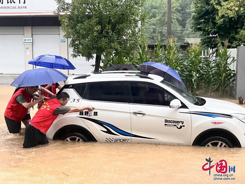 緊急救援一線直擊︳廣元降雨量之首青川縣七佛鄉 防汛抗災工作緊張有序