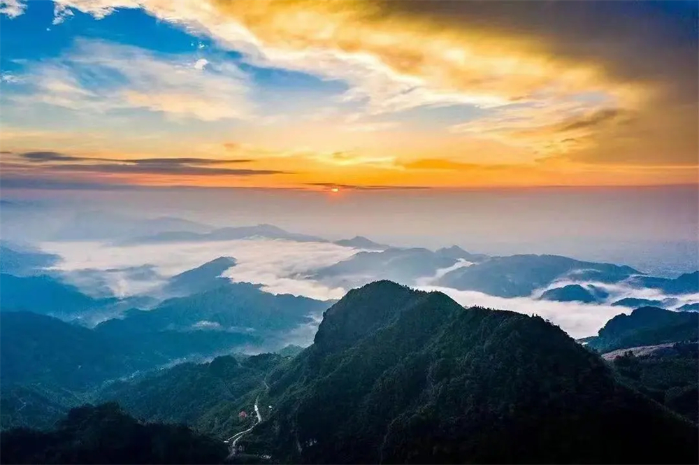 彭州天台山图片