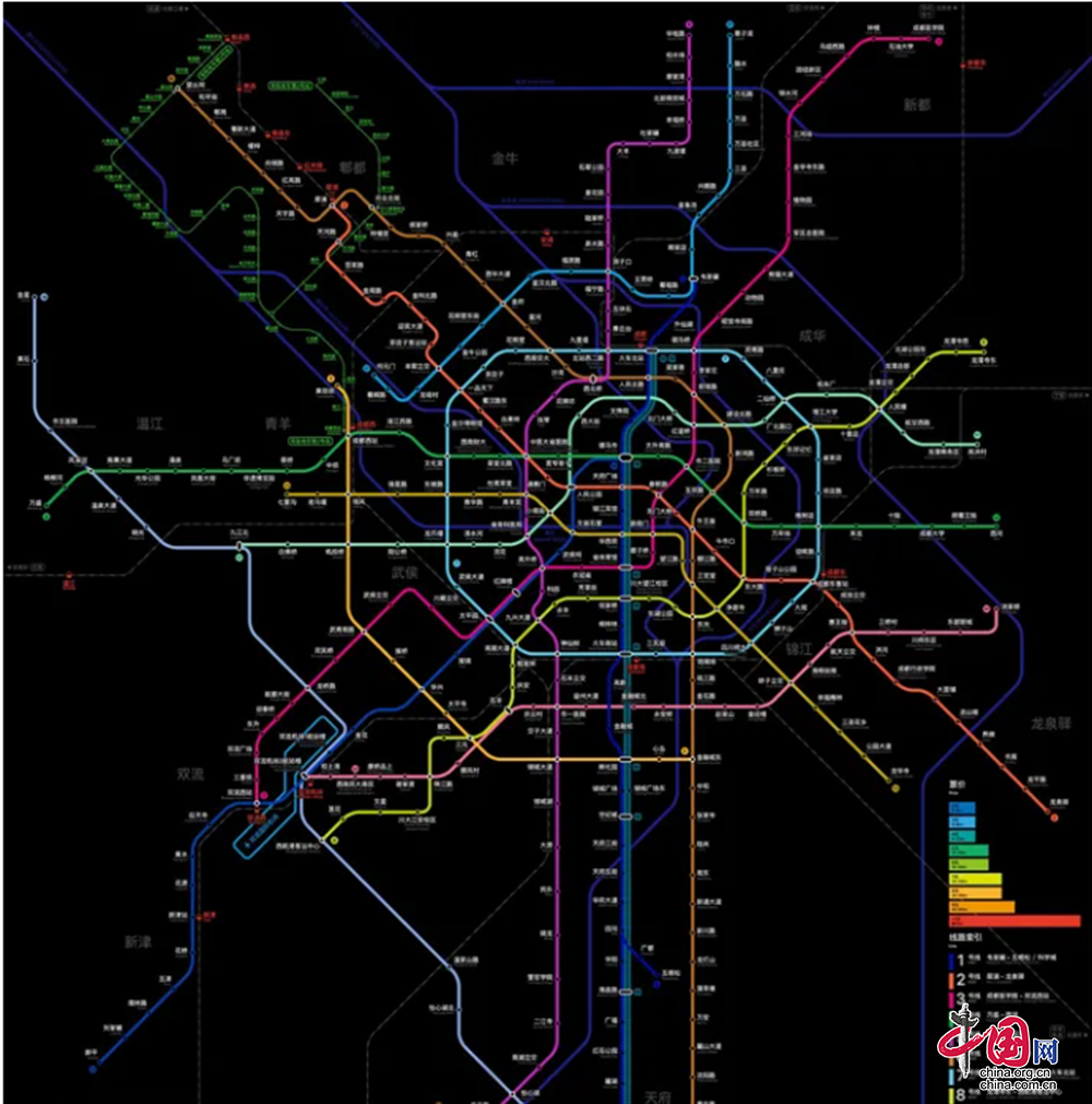 成都轨道交通线网规划图片
